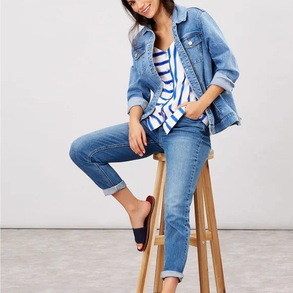 Joules | Carper Stripe Button Through Cami (8) - Picture 4 of 10